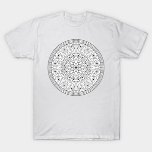 Gothic rose window T-Shirt